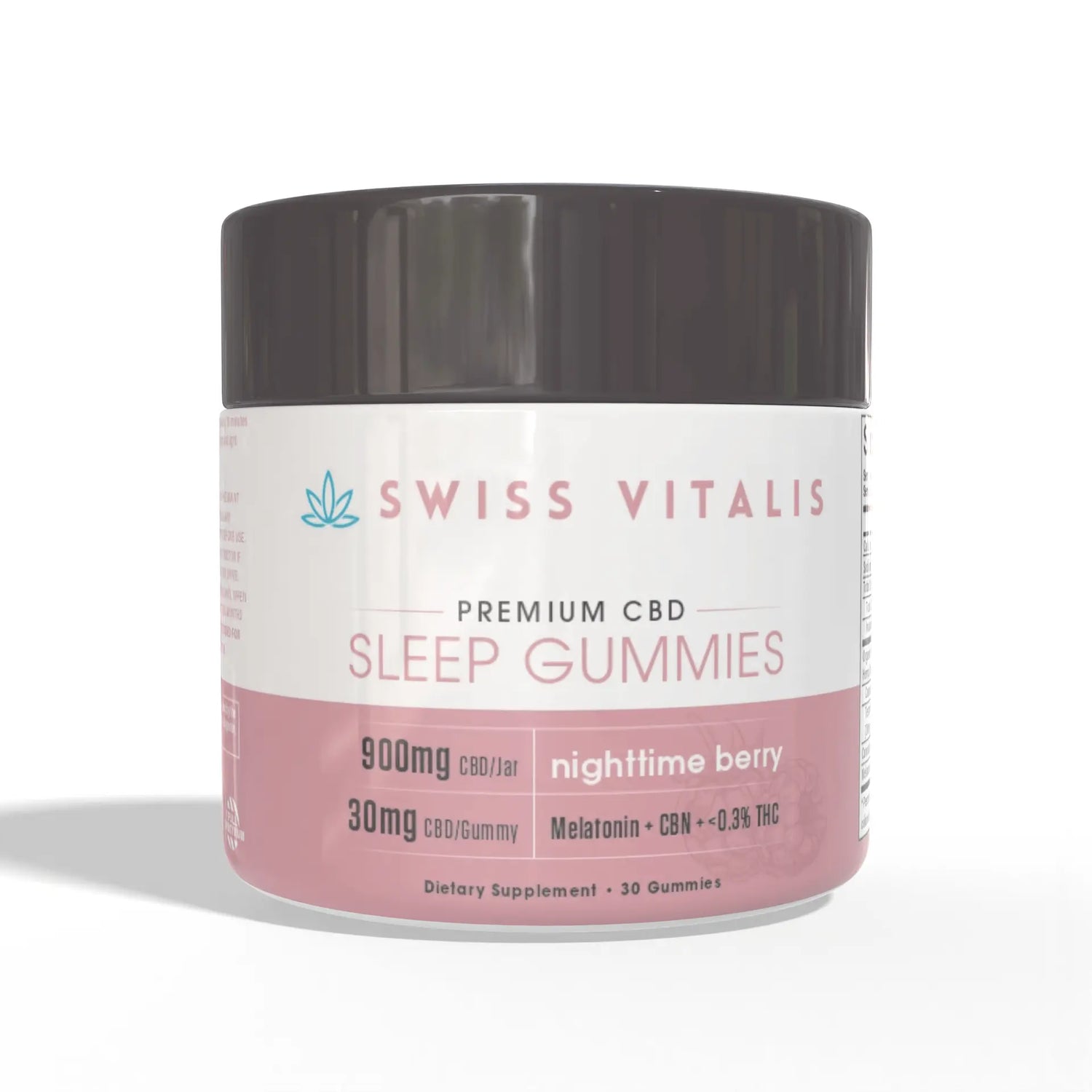 Swiss Vitalis  Sleep Gummies - 30 Count CBD+CBN+THC+Melatonin - Swiss Vitalis 