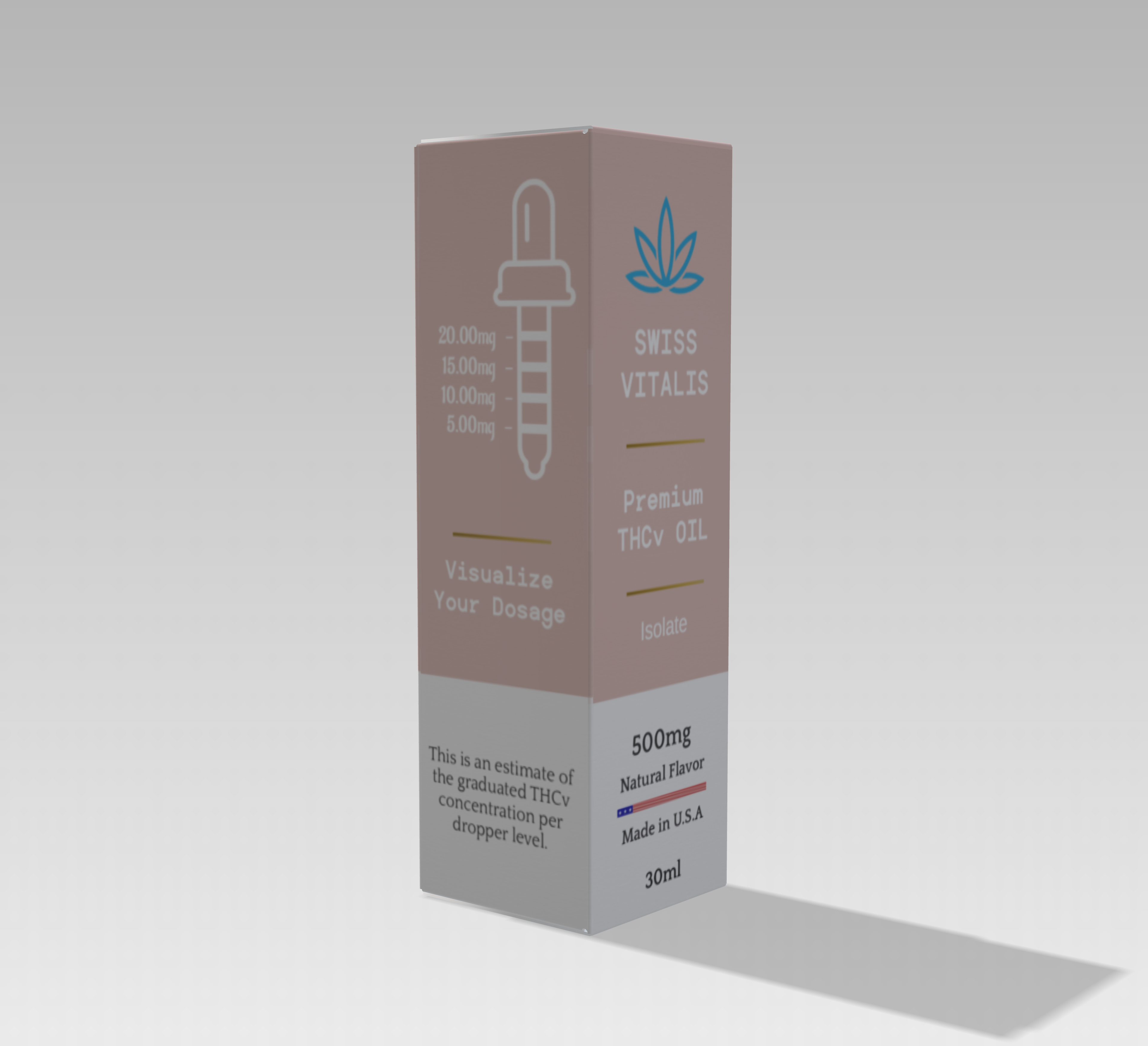 Swiss Vitalis THCv 500mg Isolate Oil - Swiss Vitalis 