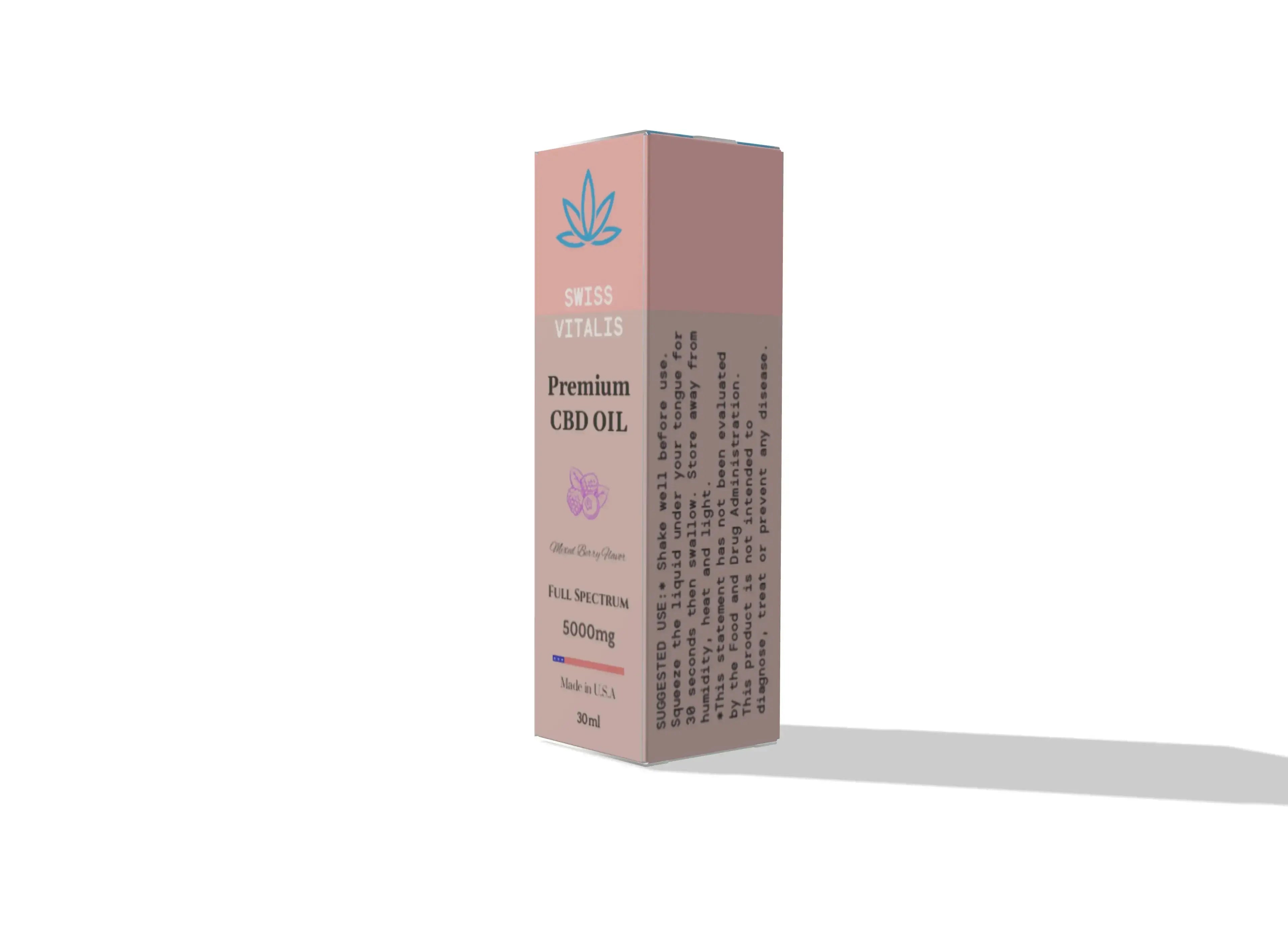 Swiss Vitalis CBD Full Spectrum 5000mg - Swiss Vitalis 