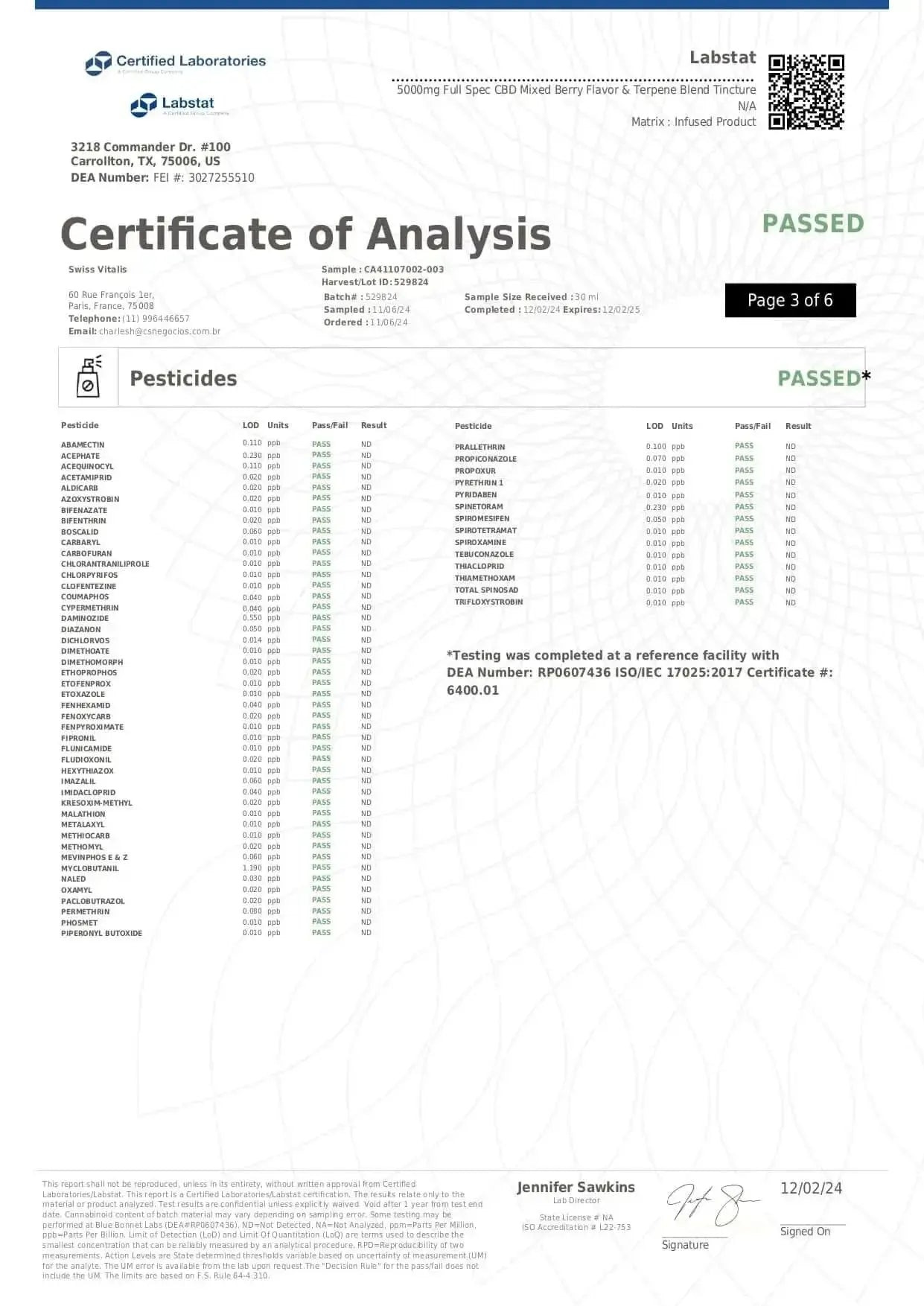 Swiss Vitalis CBD Full Spectrum 5000mg - Swiss Vitalis 