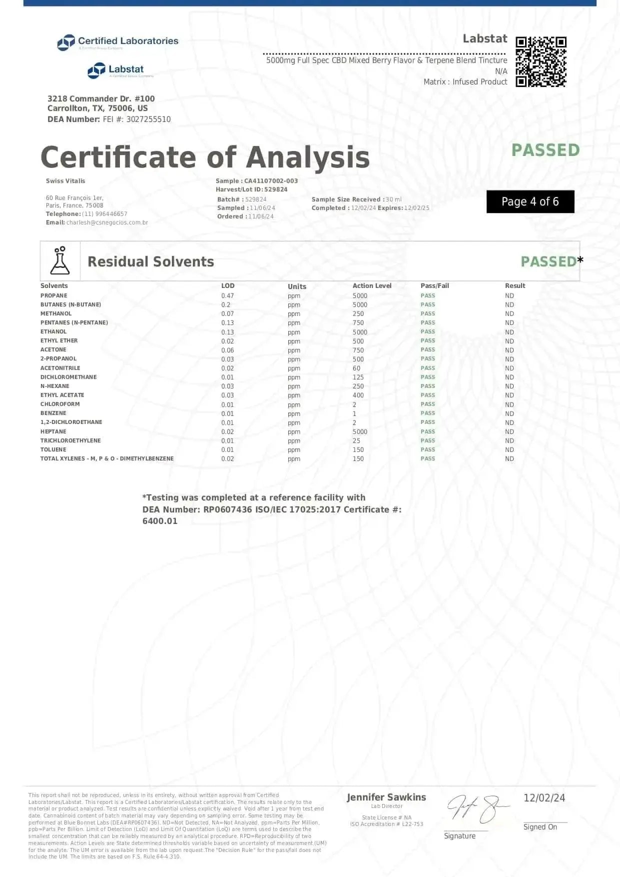 Swiss Vitalis CBD Full Spectrum 5000mg - Swiss Vitalis 