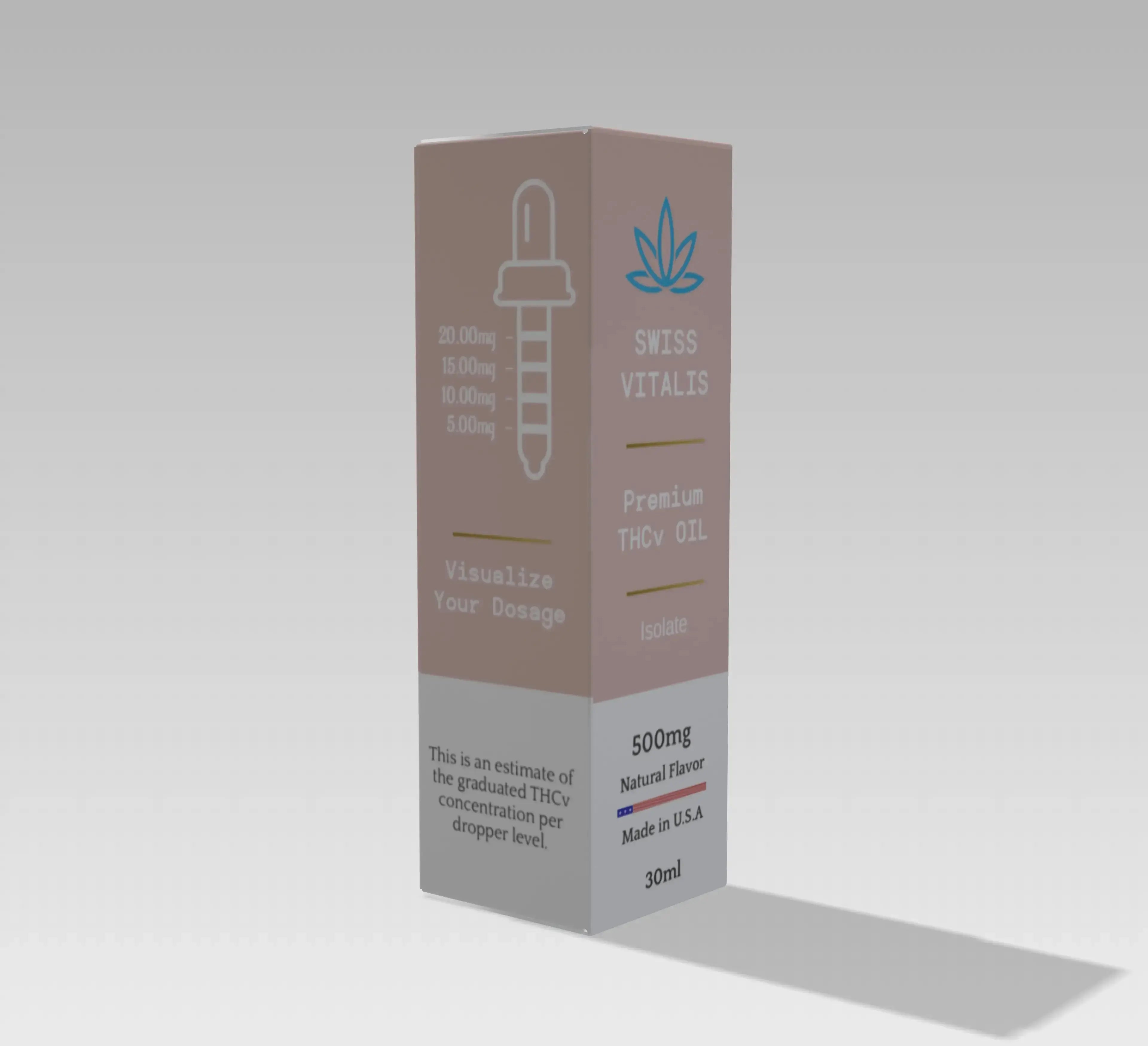 Swiss Vitalis THCv 500mg Isolate Oil - Swiss Vitalis 