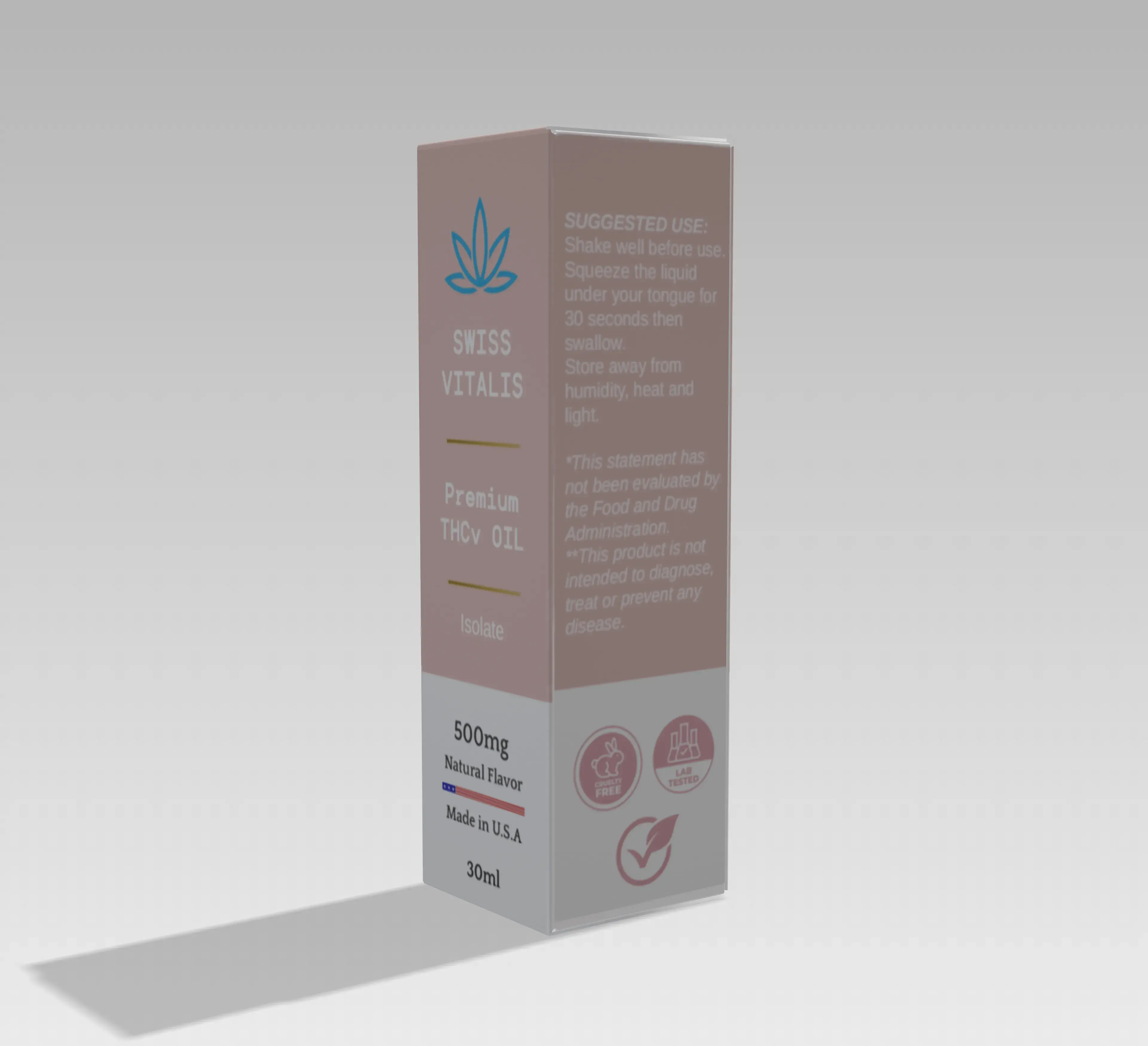 Swiss Vitalis THCv 500mg Isolate Oil - Swiss Vitalis 